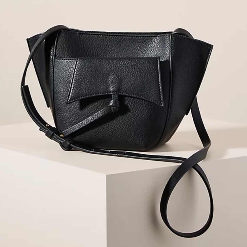 Black Anthropologie Crossbody Bag